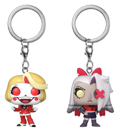 Hazbin Hotel  POP! Vinyl Schlüsselanhänger 2er-Pack Charlie & Vaggie 4 cm Image 1