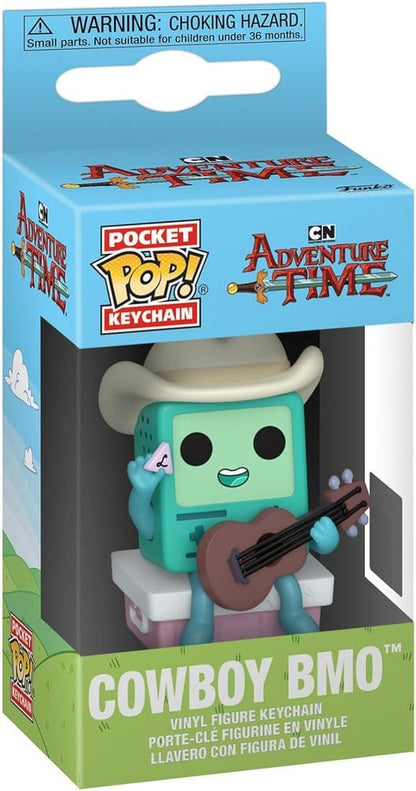 Adventure Time Pocket POP! Vinyl Schlüsselanhänger 4 cm Cowboy BMO with Guitar Display (12) Image 2