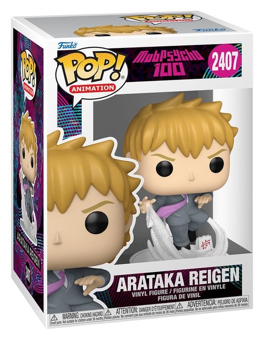 Mob Psycho 100 POP! Animation Vinyl Figur Arataka Reigen 9 cm Image 2