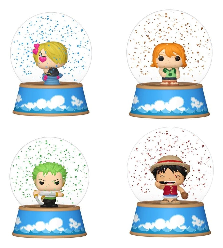 One Piece Mystery Minis Minifiguren Glitter Globes PDQ 5 cm Display (12) Image 1