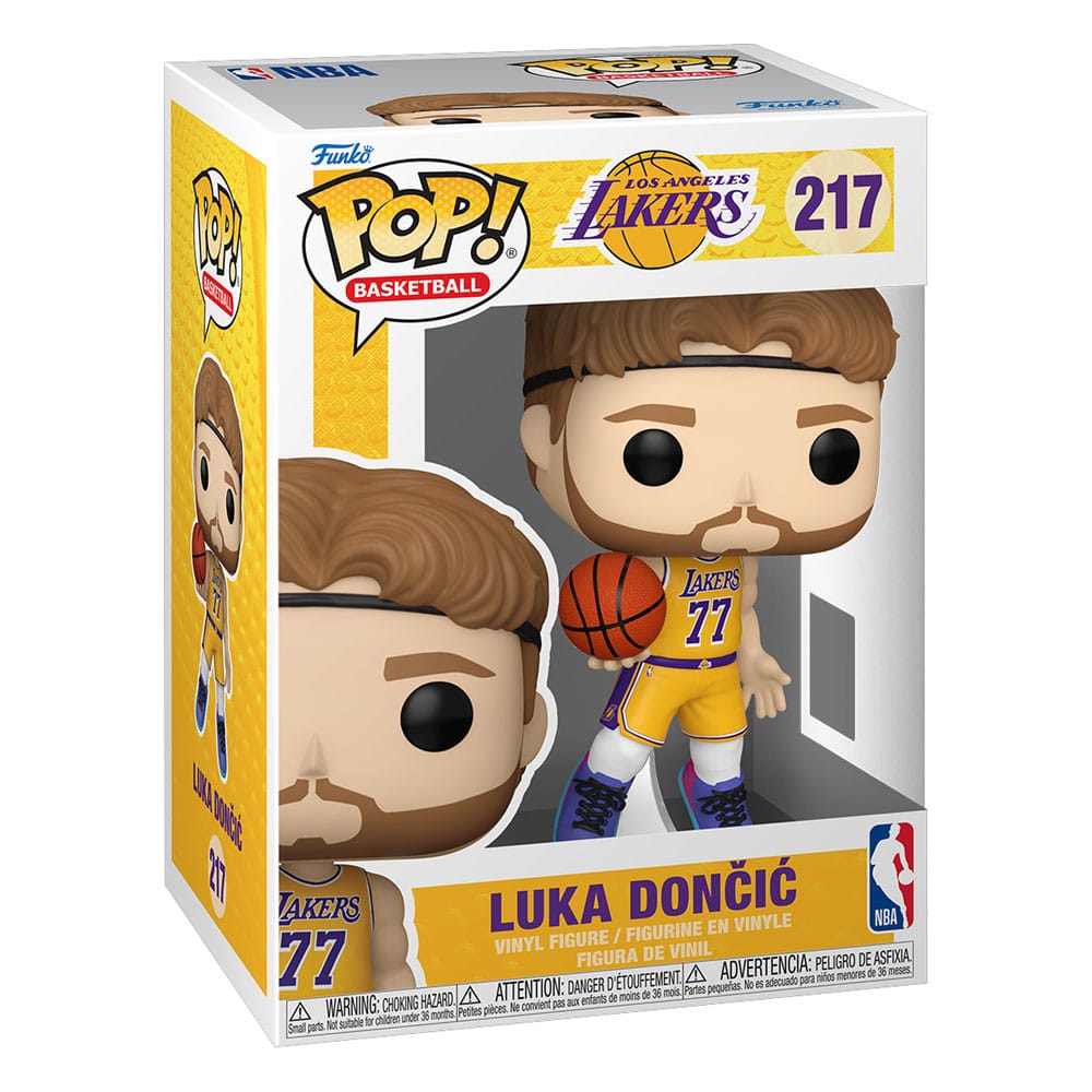 NBA POP! Basketball Vinyl Figur Los Angeles Lakers: Luka Doncic (2025 Icon Edition Uniform) 9 cm Image 2
