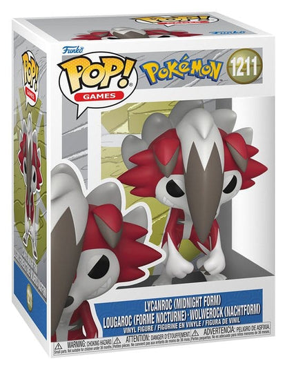 Pokémon POP! Games Vinyl Figur Lycanroc(Midnight) 9 cm Image 2