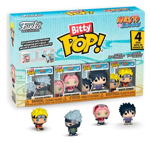 Naruto Bitty POP! Vinyl Figuren 4er-Pack Display (12) 2,5 cm Image 4