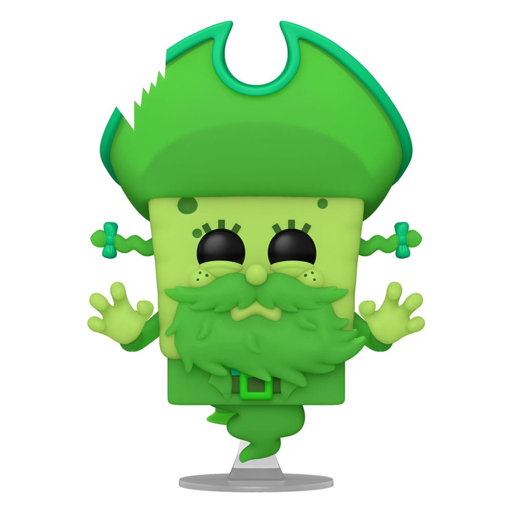 SpongeBob Schwammkopf POP! Vinyl Figur SpongeBob as the Flying Dutchman (Glow) 9 cm Image 1