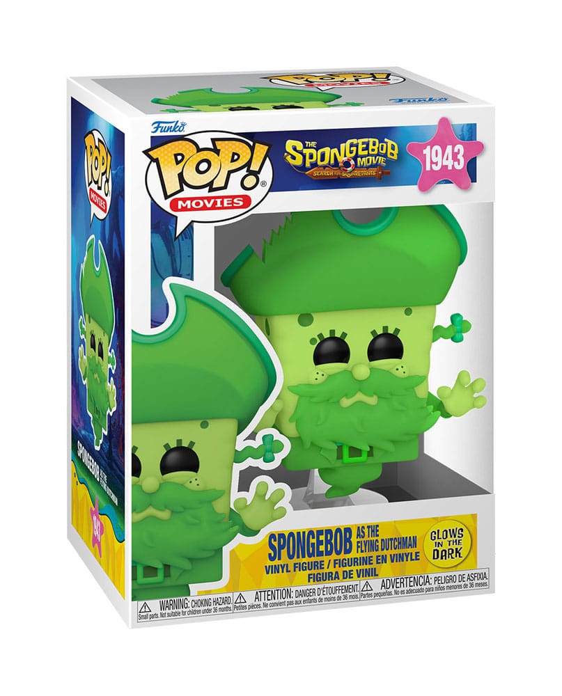 SpongeBob Schwammkopf POP! Vinyl Figur SpongeBob as the Flying Dutchman (Glow) 9 cm Image 2