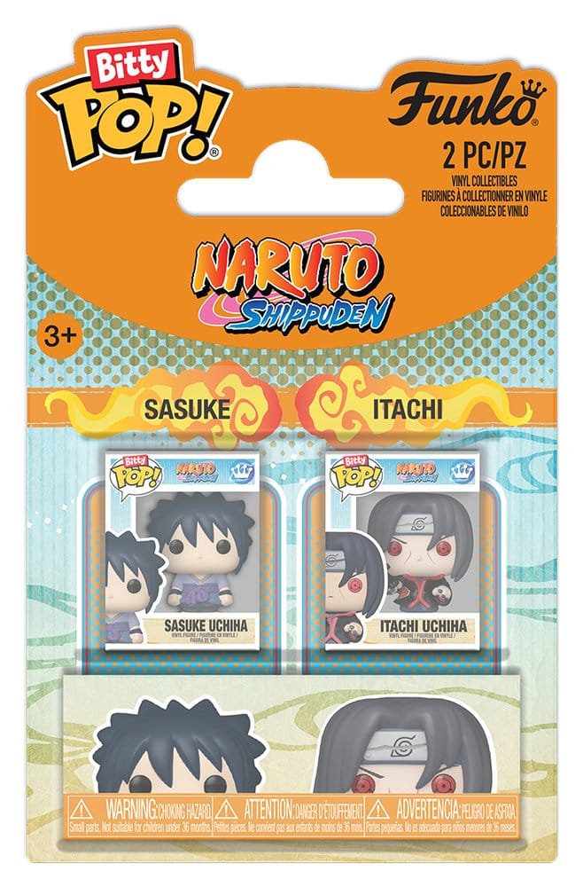 Naruto Bitty POP! Vinyl Figuren 2er-Pack Sasuke & Itachi 2 cm Image 1