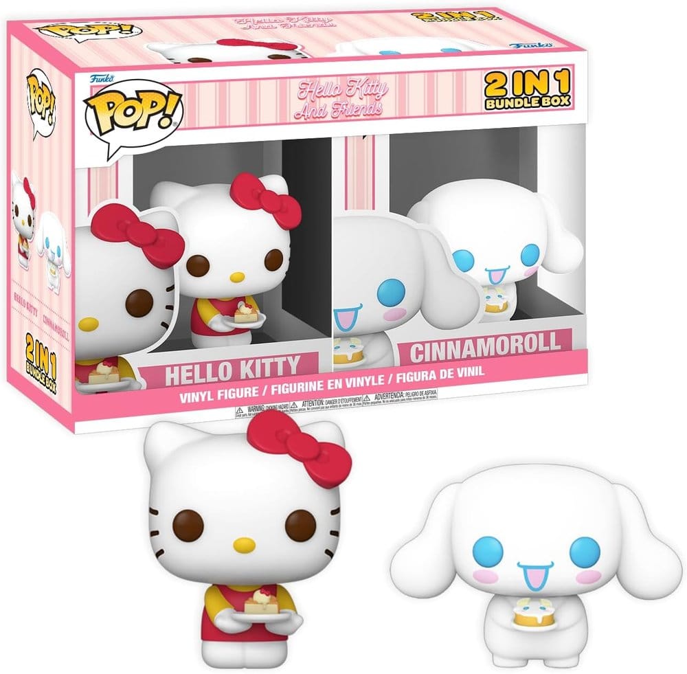 Hello Kitty Exclusive Box Cinnamoroll & Hello Kitty with Cake Assembled Image