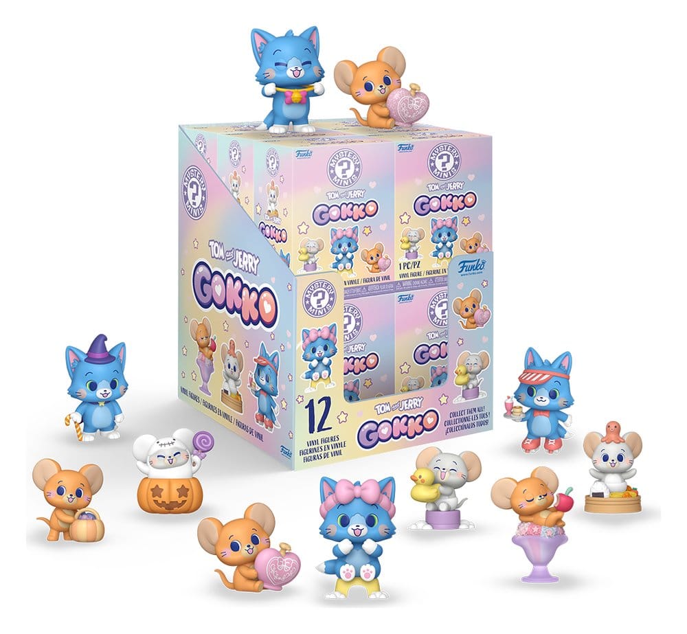 Tom & Jerry Gokko Mystery Minis Minifiguren 5 cm Display (12) Image 1