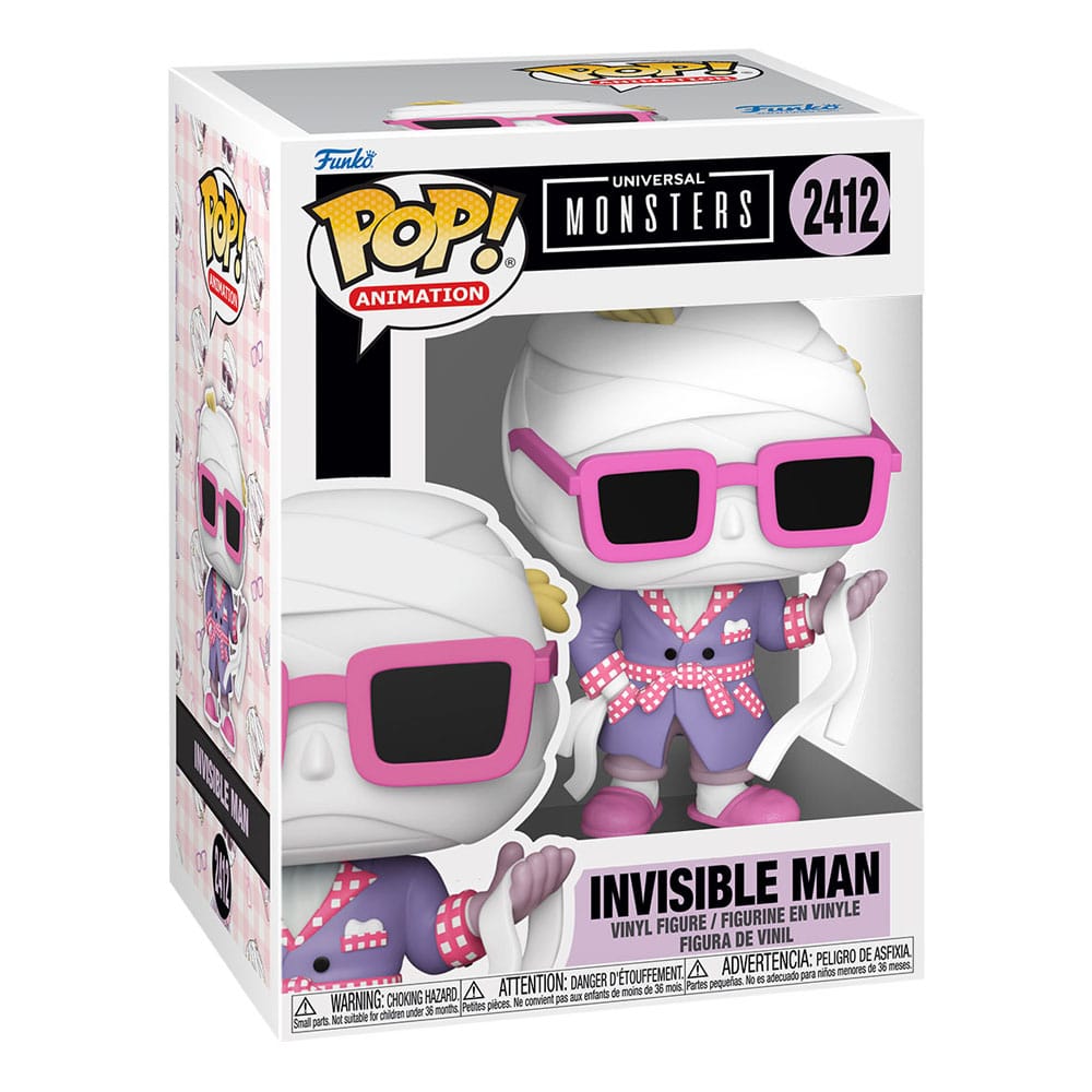 Universal Monsters POP! Animation Vinyl Figuren Invisible Man with Chase 9 cm Sortiment (6) Image 4