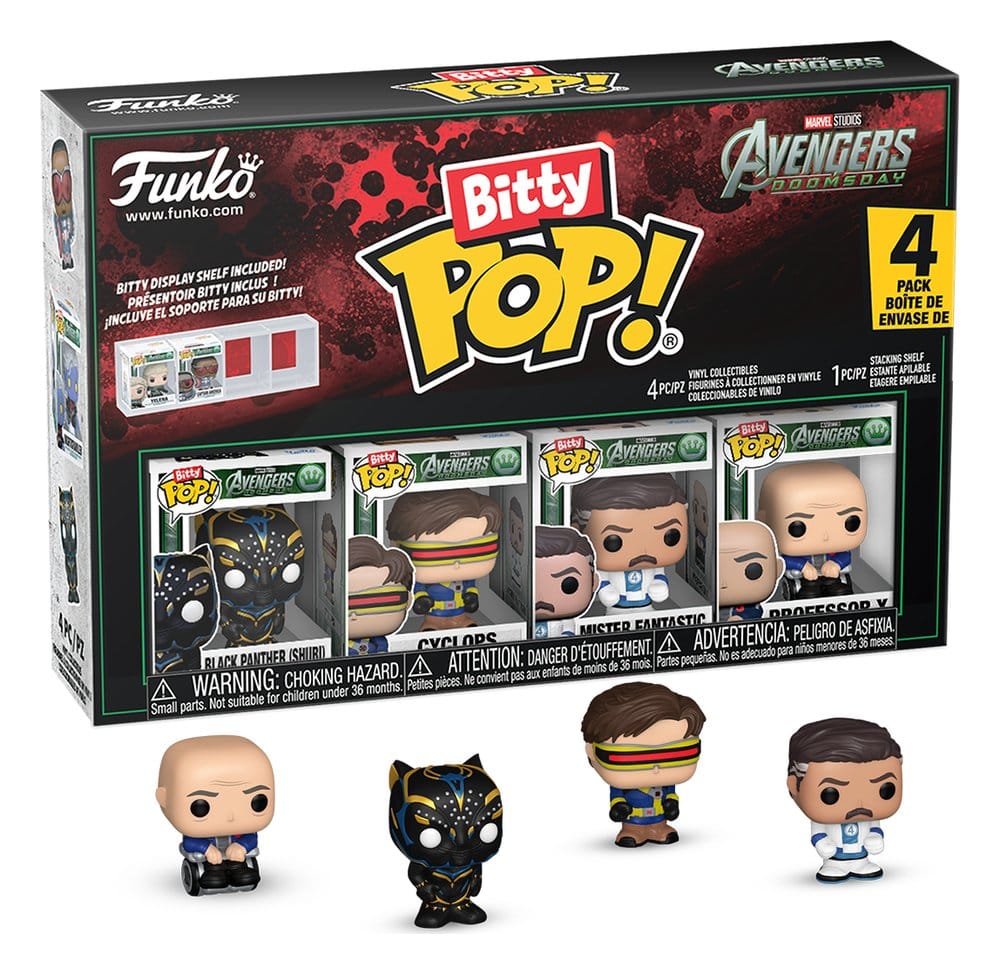 Avengers: Doomsday Bitty POP! Vinyl Figuren 4er-Pack Series 3 2,5 cm Image 1