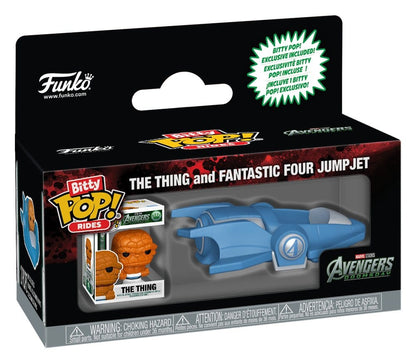 AVD Bitty POP! Rides Vinyl Figur The Thing and Fantastic Four Jumpjet 2 cm Image 2