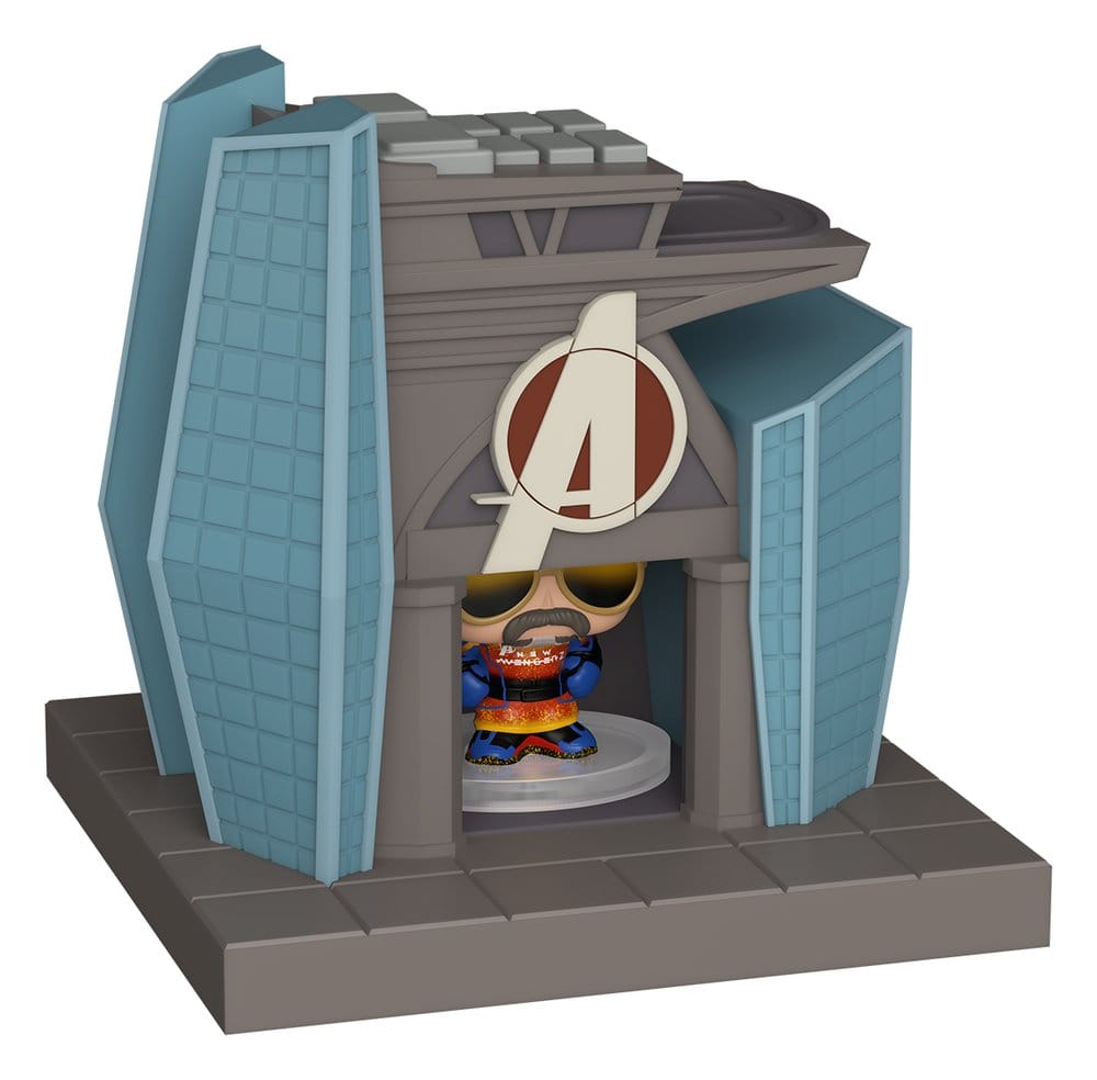 AVD Bitty POP! Towns Vinyl Figur Red Guardian and Avengers Tower Image 1