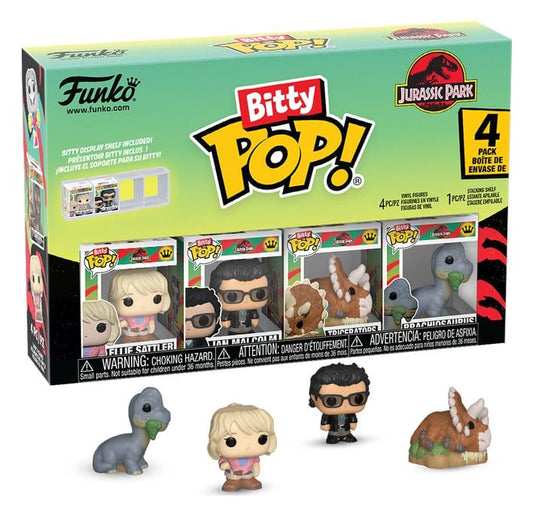 Jurassic Park Bitty POP! Vinyl Figuren 4er-Pack Triceratops 2,5 cm Image 1