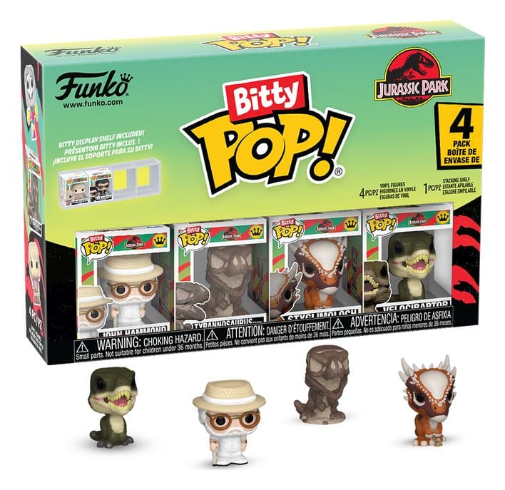 Jurassic Park Bitty POP! Vinyl Figuren 4er-Pack Series 2 2,5 cm Image 1