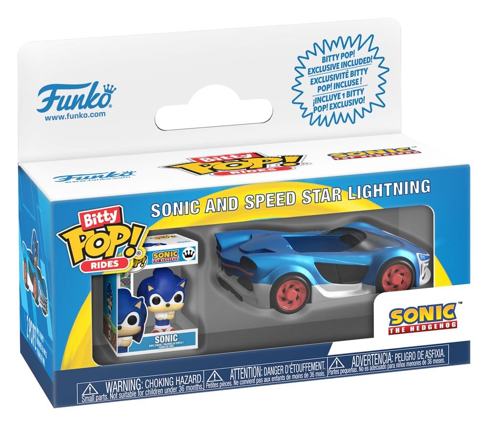 Sonic Bitty POP! Ride Vinyl Figur Speed Star w/Sonic 2,5 cm Image 2