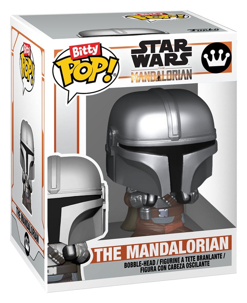 Star Wars Bitty POP! Ride Vinyl Figur N1 w/Mando 2,5 cm Image 2