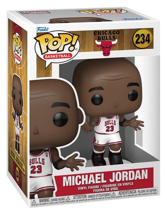 NBA POP! Sports Vinyl Figur Bulls- Michael Jordan (Shrug) 9 cm Image 2