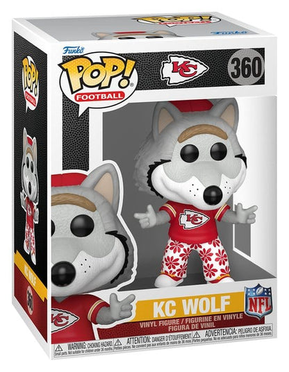 NFL POP! Vinyl Figur Mascots: Chiefs- Wolf 9 cm Image 2