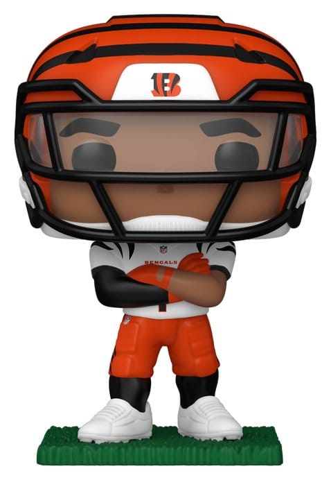 NFL POP! Vinyl Figur : Bengals- Ja'Marr Chase (clear visor) 9 cm Image 1
