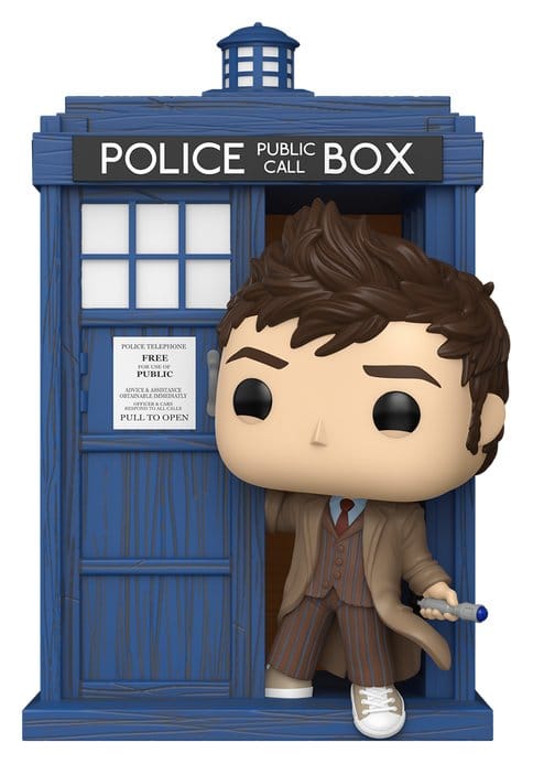 Doctor Who POP! Rides Deluxe Vinyl Figur Tenth Doctor with TARDIS 9 cm Image 1