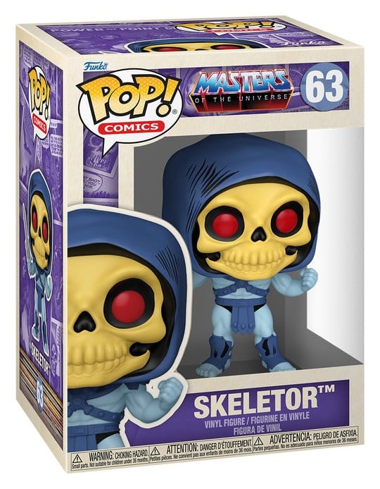 MOTU Vintage POP! Comics Vinyl Figur Skeletor 9 cm Image 2