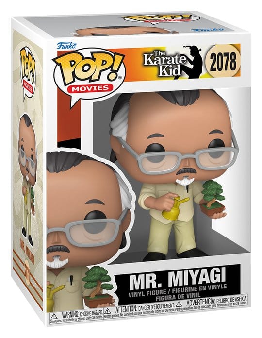 Karate Kid POP! Movies Vinyl Figur Mr. Miyagi w/BT 9 cm Image 2