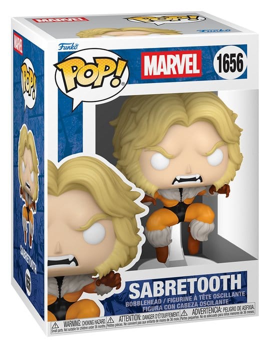 Marvel Weapon X Program POP! Vinyl Figur Sabertooth 9 cm Image 2