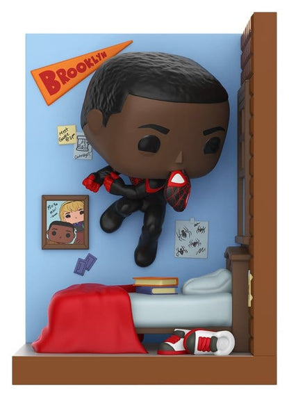 Marvel POP! Nooks Vinyl Diorama Miles in Bedroom 16 cm Image 1