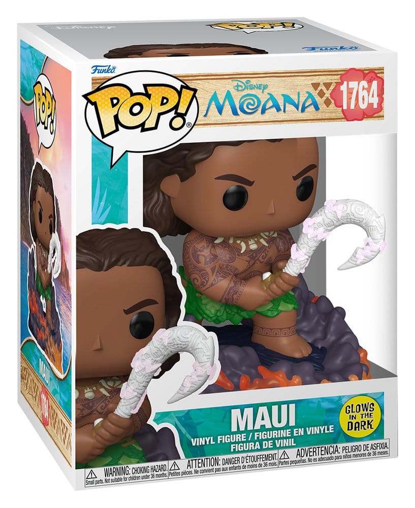 Vaiana POP! Premium Vinyl Figur Maui (GW) 9 cm Image 2