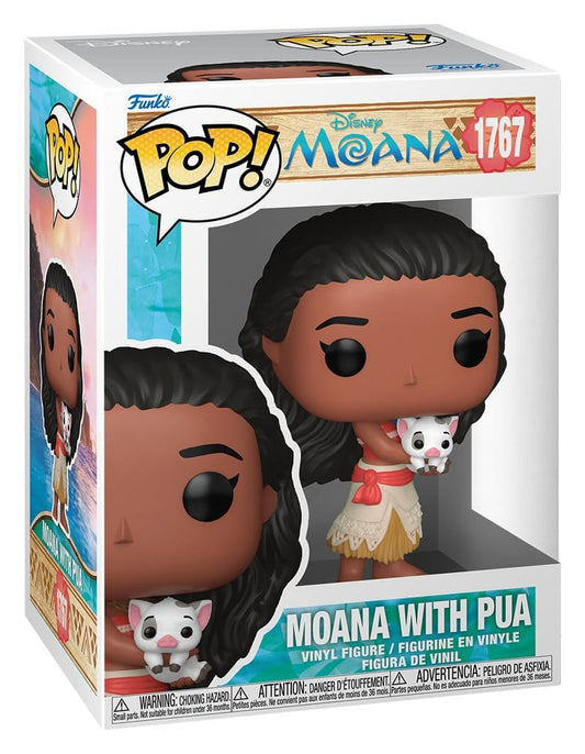 Vaiana POP! & Buddy Vinyl Figur Moana w/Pua 9 cm Image 2