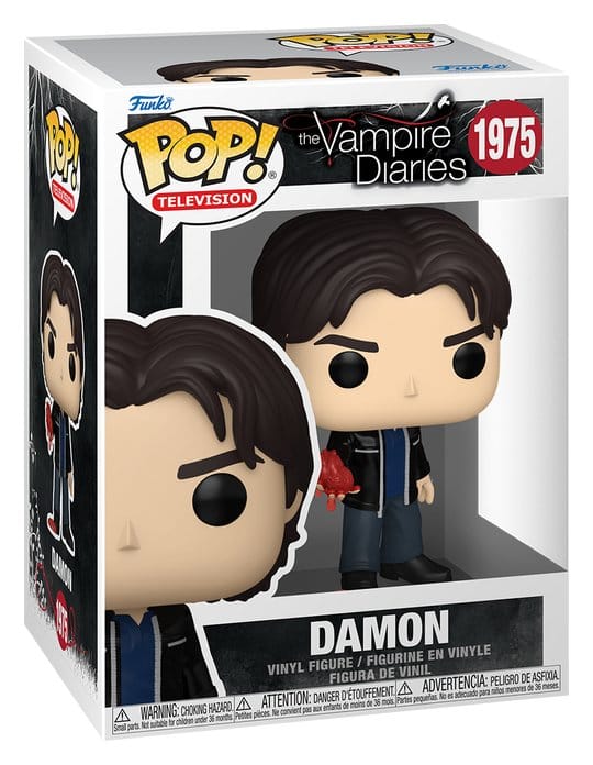 Vampire Diaries POP! Animation Vinyl Figuren Damon w/Chase 9 cm Sortiment (6) Image 3
