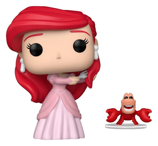 Arielle, die Meerjungfrau POP! Vinyl Figur S3 – Ariel with Sebastian 9 cm Image 1
