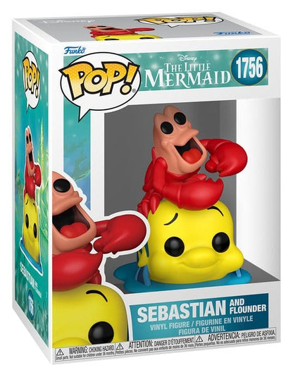 Disney POP! Vinyl Figur : TLM S3- Sebastian & Flounder 9 cm Image 2