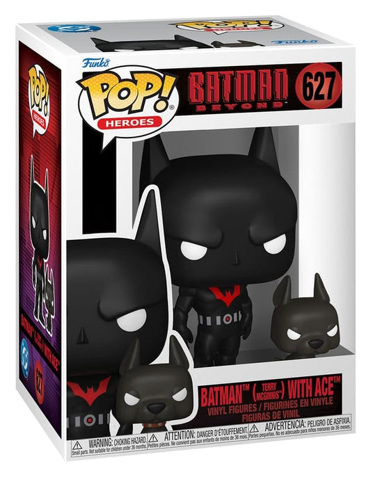 Batman Beyond: Return of the Joker POP! Heroes Vinyl Figur Batman w/Ace 9 cm Image 2