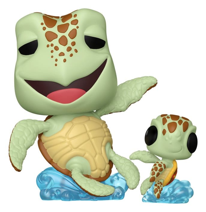 Findet Nemo POP! & Buddy Vinyl Figur Crush w/Squirt 9 cm Image 1