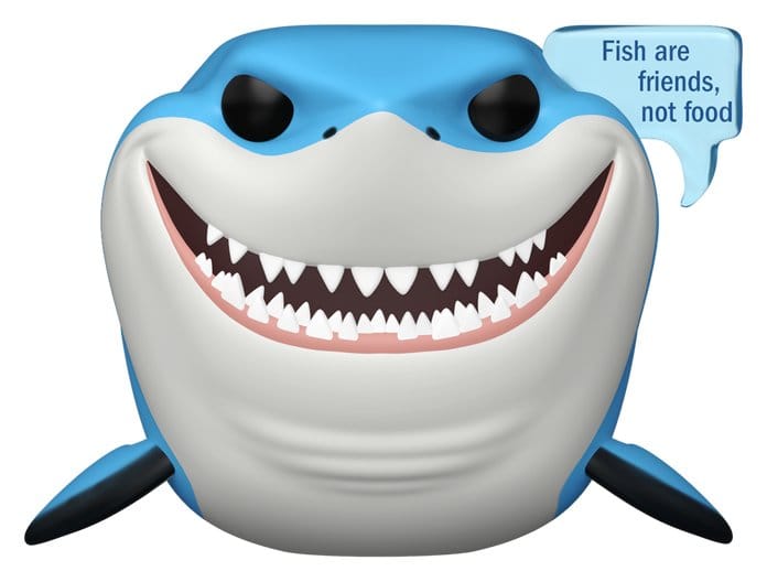 Findet Nemo POP! Sayings Vinyl Figur Bruce 9 cm Image 1