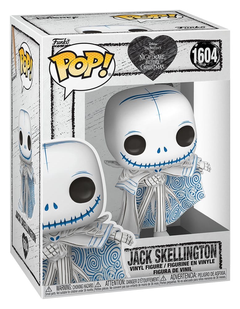 Nightmare before Christmas POP! Disney Vinyl Figur Valentine's Day 2027 Jack(Sketched) 9 cm Image 2