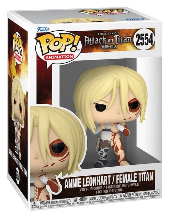 Attack on Titan POP! Animation Vinyl Figur Split- Female Titan 9 cm Image 2