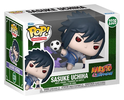 Naruto Soccer POP! Football Vinyl Figur Sasuke 9 cm Image 2