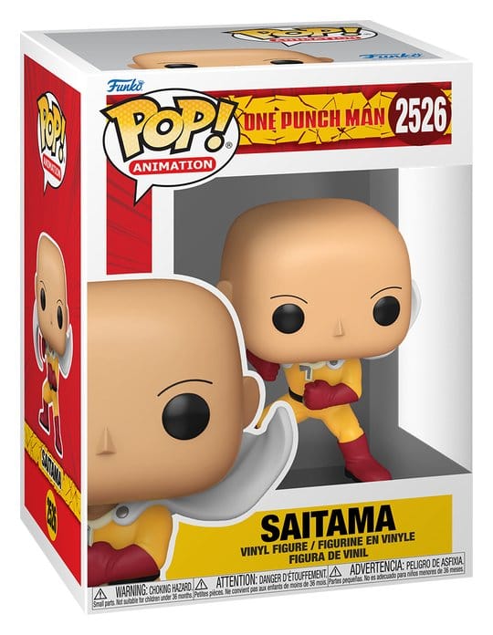 One Punch Man POP! Animation Vinyl Figur Saitama 9 cm Image 2