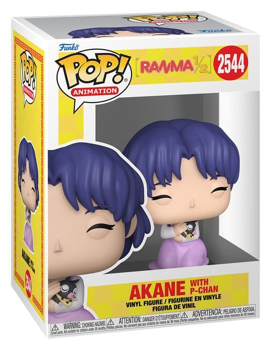 Ranma 1/2 POP! Animation Vinyl Figur Akane & P-Chan 9 cm Image 2