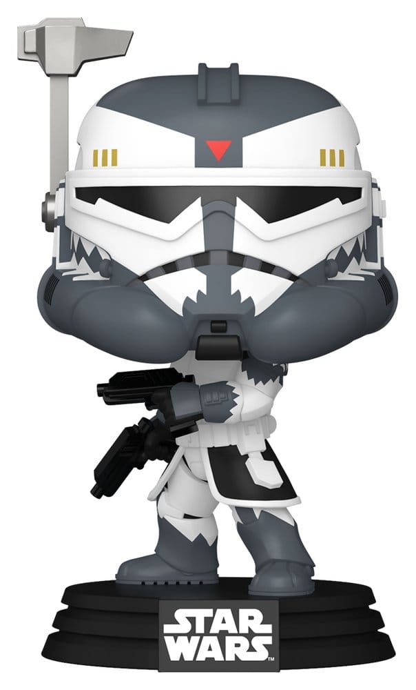 Star Wars Animation POP! Vinyl Figur Comm Wolffe 9 cm Image 1