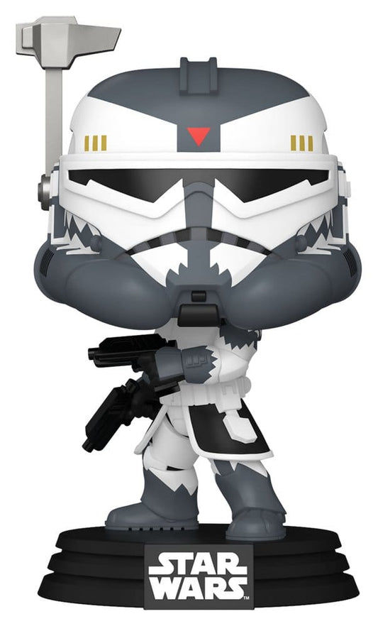 Star Wars Animation POP! Vinyl Figur Comm Wolffe 9 cm Image 1