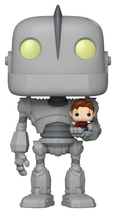 Der Gigant aus dem All Super Sized POP! Animation Vinyl Figur Iron Giant w/Hogarth 15 cm Image 1