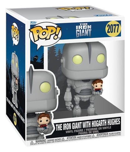 Der Gigant aus dem All Super Sized POP! Animation Vinyl Figur Iron Giant w/Hogarth 15 cm Image 2