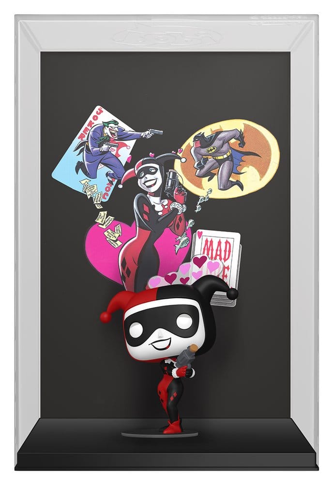 DC Comics POP! Comic Covers Vinyl Figur Harley Quinn 9 cm Image 1