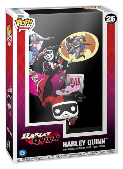 DC Comics POP! Comic Covers Vinyl Figur Harley Quinn 9 cm Image 2