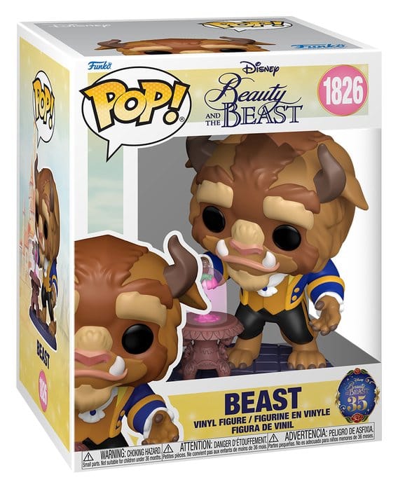 Die Schöne und das Biest POP! Premium Vinyl Figur Beast with Enchanted Rose 15 cm Image 2