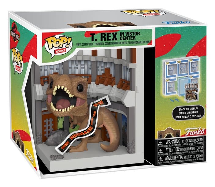 Jurassic Park POP! Nooks Vinyl Diorama Visitor's Center 16 cm Image 2