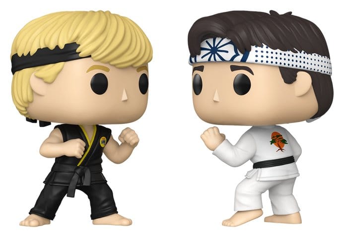 Karate Kid POP! Movies Vinyl Figuren 2er-Pack Johnny & Daniel 9 cm Image 1